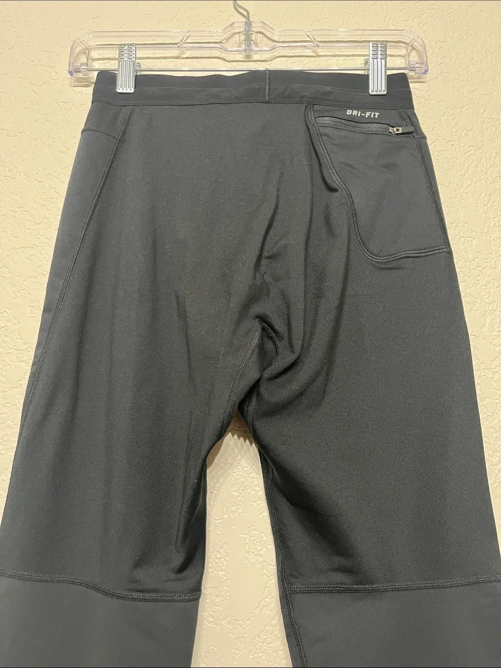 Nike DRI-FIT Black Mens Size Small Running Leggings